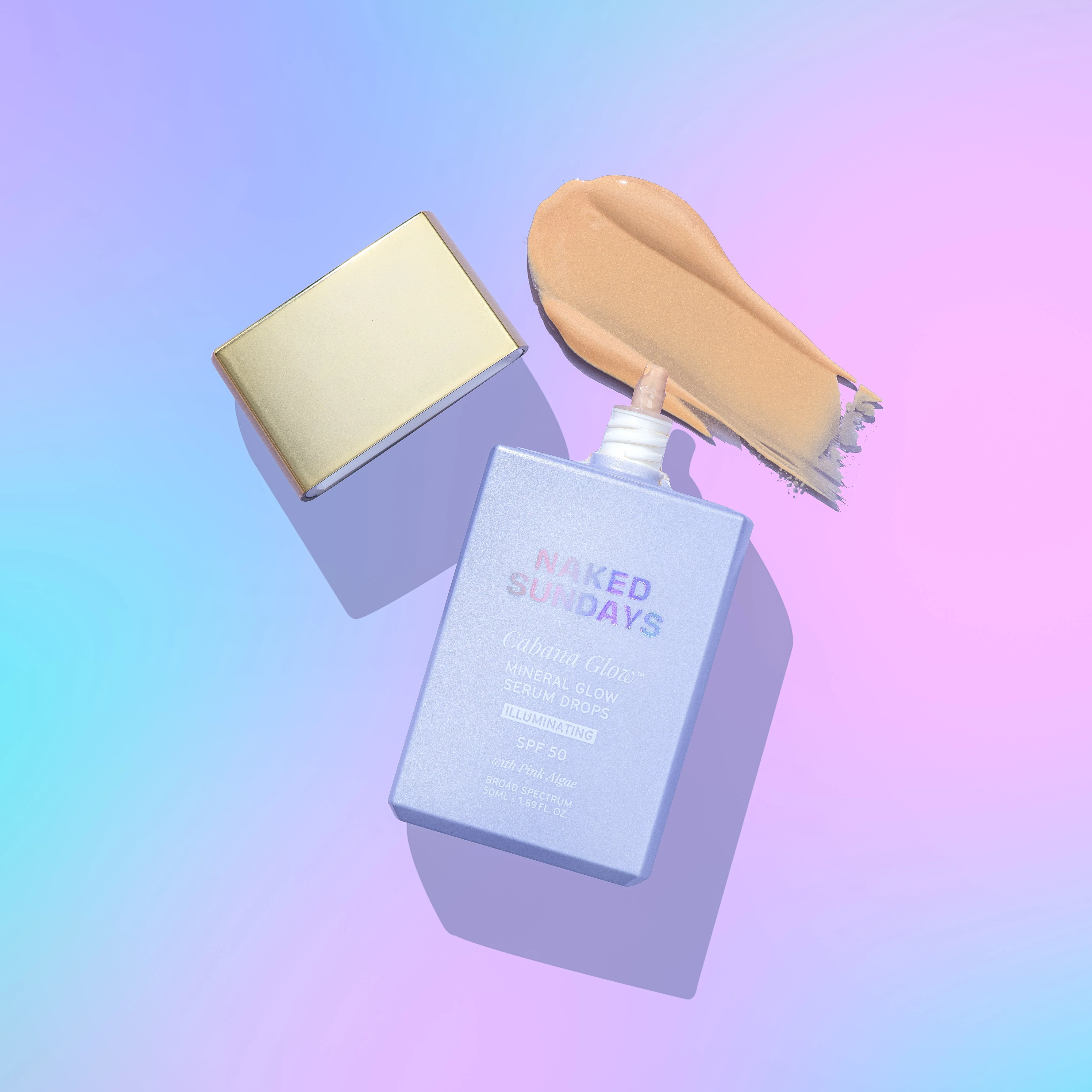 CabanaGlow™ SPF50 Glow Serum Drops - Illuminating + Brush - Image 5